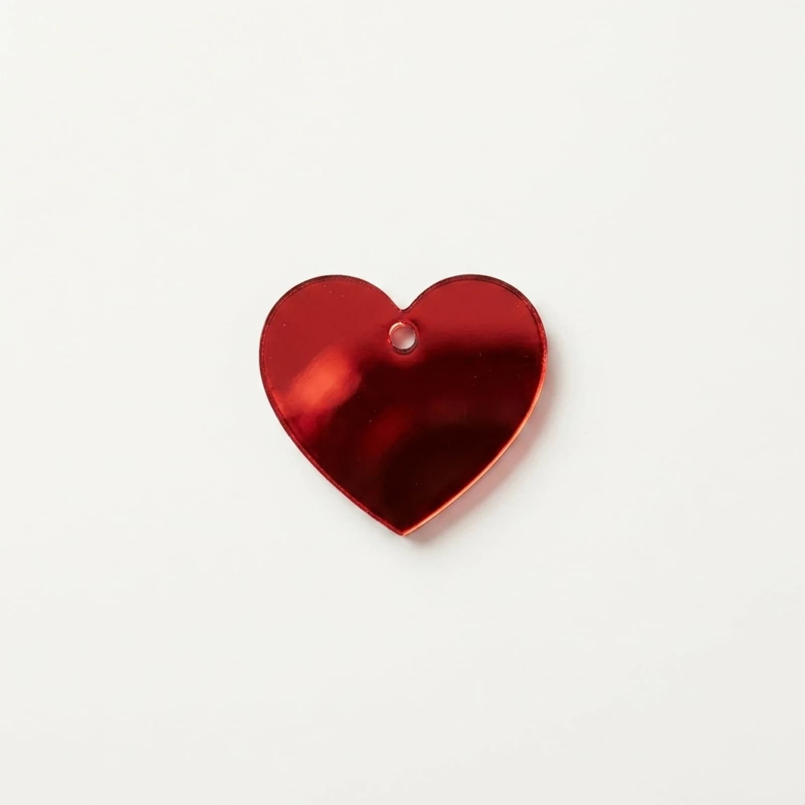 Plexiglass Heart Charm