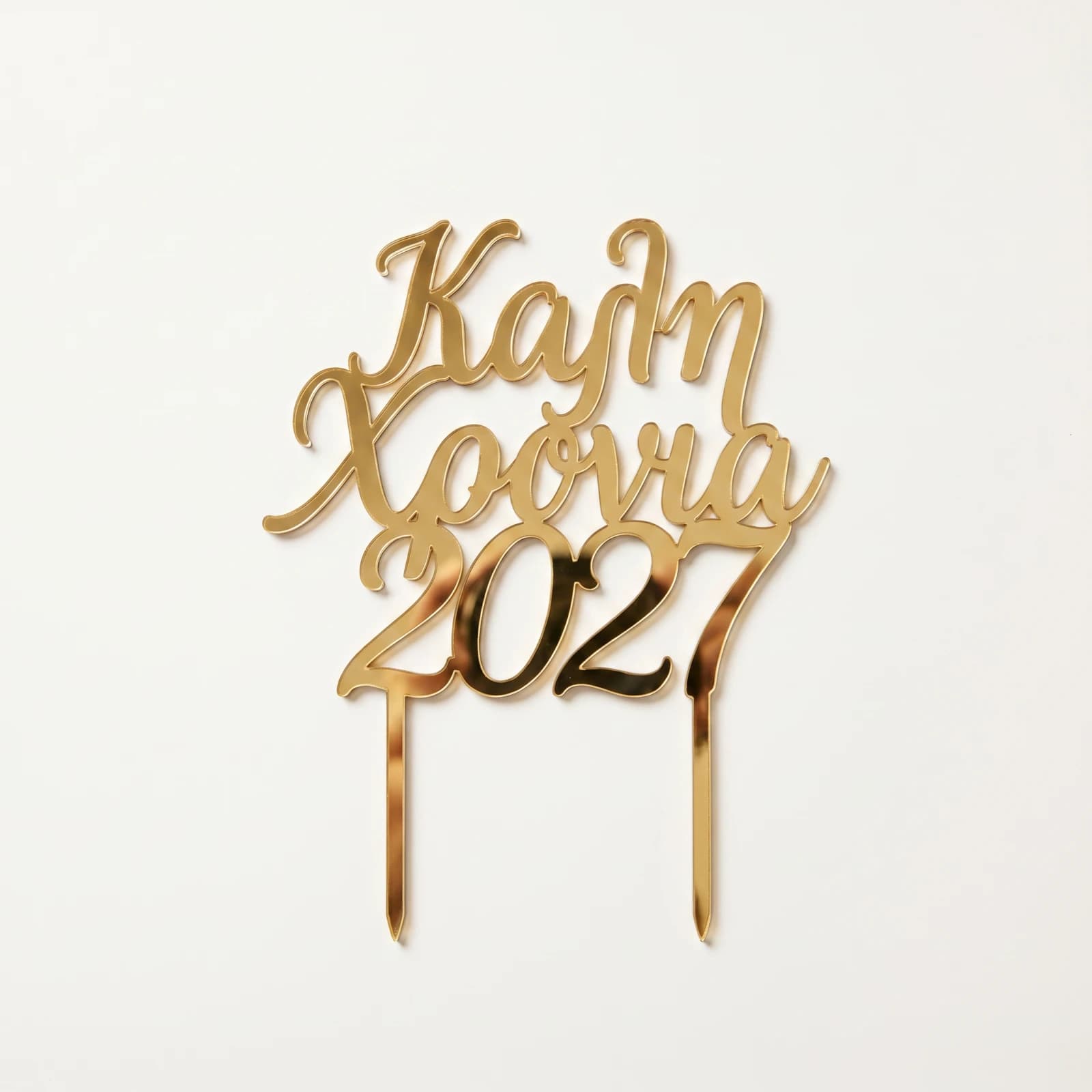 Cake Topper Happy New Year 2027
