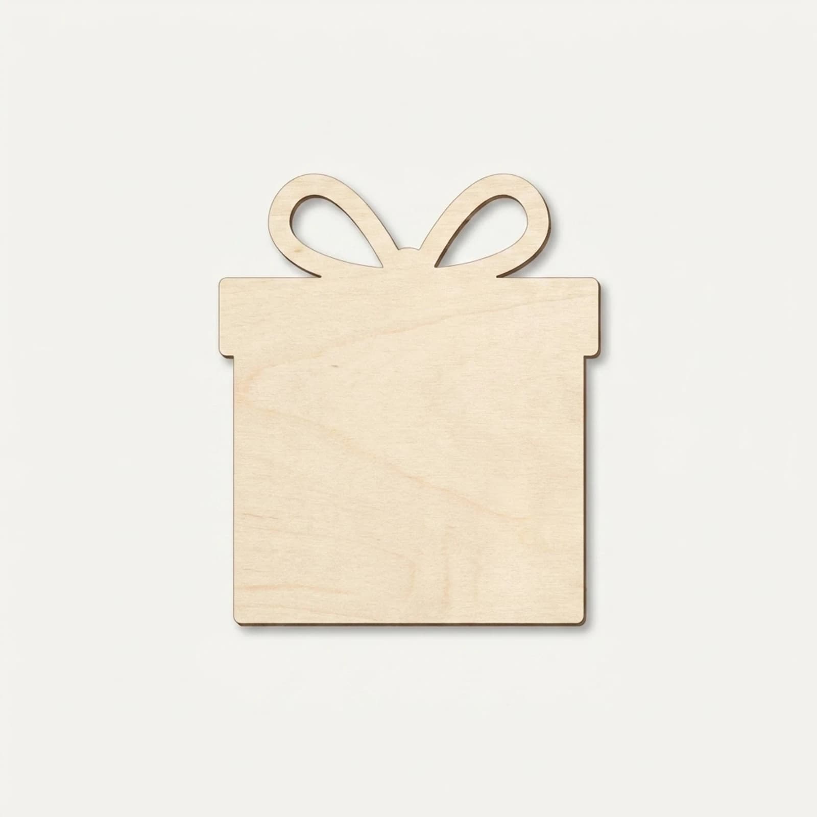 Wooden DIY Gift Box Shape